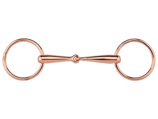 wędzidło Silk Steel Rose, r. 12,5 cm, różowe złoto, używane