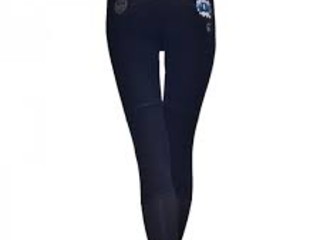 bryczesy Imperial Riding Smiley, granatowe, r. 36, lej kolanowy silikonowy, bdb