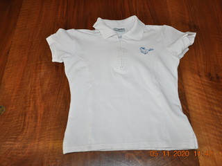 koszulka polo Mary Anne, r. 128 cm, biała, dziecięca, bdb