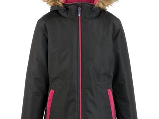 kurtka Steeds, Kaia, r. 152 cm, czarna, młodzieżowa, z kapturem, bdb