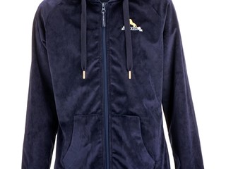 bluza Steeds Jolina, r. 176 cm, granatowa, welurowa, młodzieżowa, NOWA