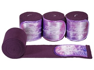 owijki Felix Buhler Art Edition, r. Full, aubergine,  różowe, NOWE
