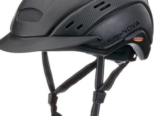 kask Felix Buhler Supernova, r. L 55-59 cm, czarny, bdb, z wadą