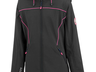 kurtka Steeds Liane, r. 152 cm, czarna, młodzieżowa, softshell, 2w1, bdb (2)