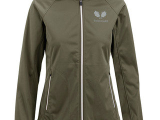 kurtka TWIN OAKS, r. S, fango, damska, softshell,  jak nowa