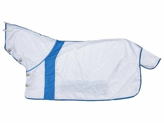 derka Felix Buhler Zip, biała, r. 125 cm, siatkowa, przeciw owadom, z kapturem, jak nowa(1)