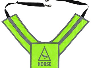 napierśnik Steeds, neonowy, r. Pony, odblaskowy, NOWY