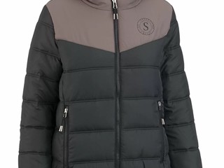 kurtka Steeds Finnja, r. L, zimowa, dwustronna, z kapturem, czarna, bdb
