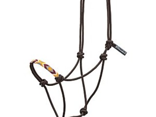 halter Stonedeek Beaded, czekoladowy, sznurkowy, jak nowy, Z WADĄ