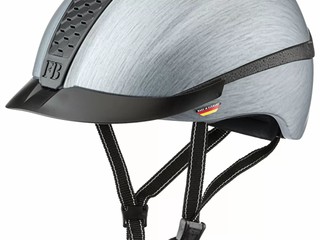 kask Felix Buhler Pronova II, r. M 52-58 cm, srebrny, bdb, z wadą