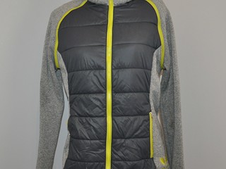 kurtka TWIN OAKS, r. L, szara, damska, 2w1, db