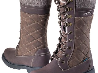 buty Steeds Tundra, r. 42, brązowe, ocieplane, zimowe, wodoodporne,używane