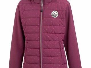 kurtka Steeds Tuana, r. 152 cm, bordowa, młodzieżowa, softshell, bdb(1)