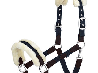 kantar Felix Buhler Timeless Elegance, r. PONY, granatowy, z futrem, NOWY