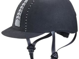 kask KnightsBridge Air II Crystal, r. S 53-55 cm, czarny, z cyrkoniami , bdb