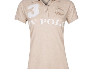 bluzka HV  Polo Favouritas, polo, r. XS, beżowa, NOWA