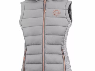 kamizelka Steeds Liah, r. XL, z kapturem, szara, NOWA