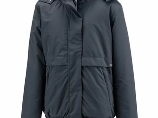 kurtka Felix Buhler Marley, r. 152 cm, niebieska(  graublau), zimowa, z kapturem, bdb, z wadą