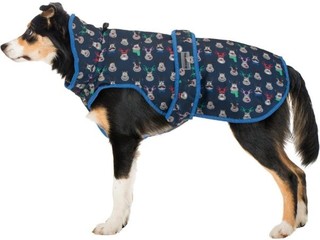 Derka dla psa Sugar Dog Rudi,r. 4XS, granatowa, przeciwdeszczowa, nowa