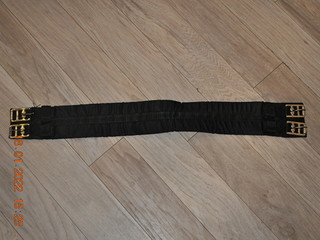 popręg czarny, r. 80 cm, do pasa do lonżowania, bdb