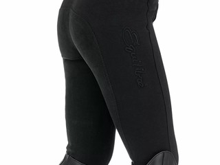 bryczesy Equilibre Nora, r. 152 cm, pełny lej, czarne, młodzieżowe, bdb