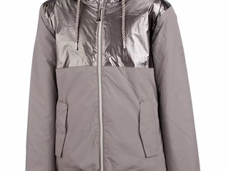 kurtka Steeds Maisie, r. 152 cm, szara, z kapturem, młodzieżowa, bdb z wadą