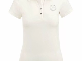 bluzka polo Steeds Lotta, ecru, r. XXL, damska, nowa z wadą
