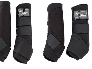 ochraniacze Felix Buhler Allround Protection, r. COB, komplet (2 przody/2 tyły), czarne, używane