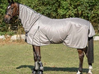 derka Thermo Master Atacama r. 105 cm, beżowa, siatkowa, przeciw owadom, z kapturem, UV 50 +,  jak nowa