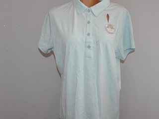 bluzka Steeds Lina, r. XXL, polo, niebieska, bdb, z wadą