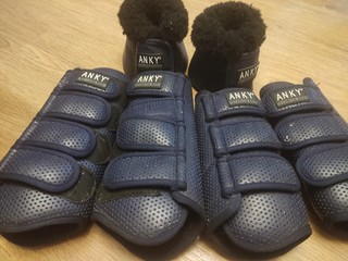 Komplet Anky pad + Ochraniacze+kaloszki Climatrole Dark blue