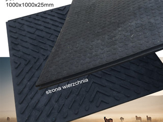 Maty do boksów bez lateksu elastyczne PCV