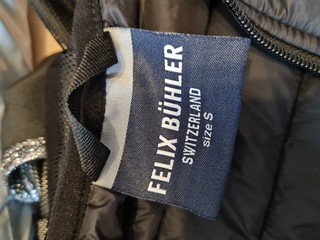 kurtka Felix Buhler Johann, oliwkowa, r. S, lekka, stretch, męska, jak nowa z wadą