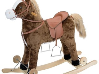 konik na biegunach Showmaster Ferdinand, brązowy, dla dziecka, używany(9)