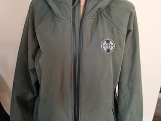 kurtka Felix Buhler Merle, r. XXL, softshell, zielona, bdb z wadą