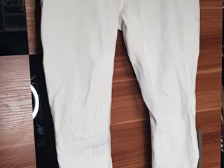 Bryczesy męskie Harry's Horse białe konkursowe r.L/XL