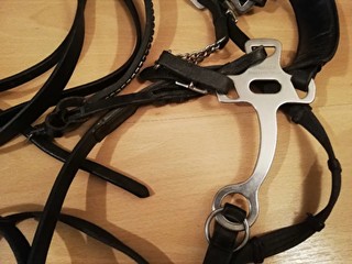 SPRENGER Hackamore skórzane FULL