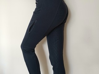 Bryczesy zimowe Fouganza 42 XL pełny silikon