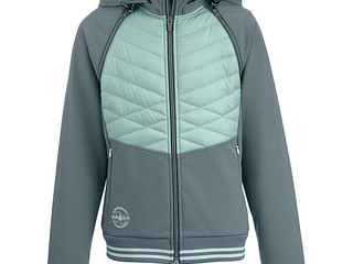 kurtka Felix Buhler Dea, kamizelka, 2 w 1, deep-ocean, r. 164 cm, softshell, dziecięca, jak nowa z wadą