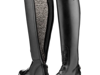 oficerki Felix Bühler Bergamo Grip Winter, termobuty, r. 41 (47/37), czarne, skórzane, NOWE