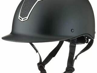 kask KNIGHTSBRIDGE X-Cellence PURE Sparkle, r. XXS-S, czarny, bdb z wadą