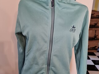 bluza felix Buhler, r. M, miętowa, z kapturem, ocieplana, bdb