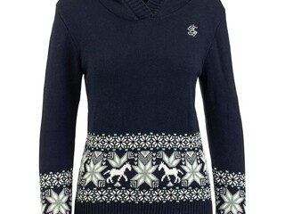 sweter Felix Buhler Julia, r. XS, granatowy, używany