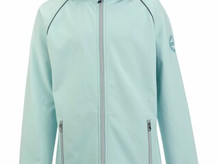 kurtka Steeds Sadie, r. 152 cm, młodzieżowa, softshell, miętowa, bdb z wadą (1)