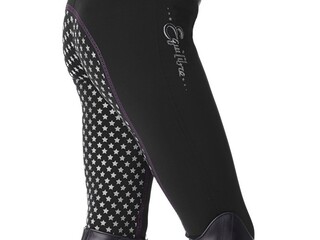bryczesy Equilibre Bailey, r. 152 cm, legginsy, granatowe, pełny silikonowy lej, używane