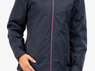kurtka 3w1 damska CMP Gloria Jacket, r. S, granatowo-różowa, ocieplana ,bdb (1)