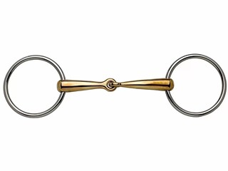 wędzidło Gold Medal, r. 14,5 cm, pojedynczo łamane, używane