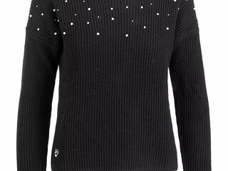 sweter Felix Buhler Clara, r. M , czarny , z perełkami , bdb