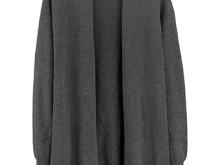 sweter Felix Buhler Amelie, r. M, narzutka, cardigan z kapturem, szary, używany