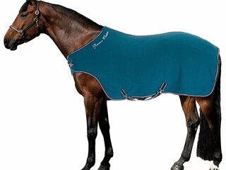 derka Thermo Master Activity, turkus, r. 125 cm, polarowa, spacerowa, do karuzeli, jak nowa z wadą